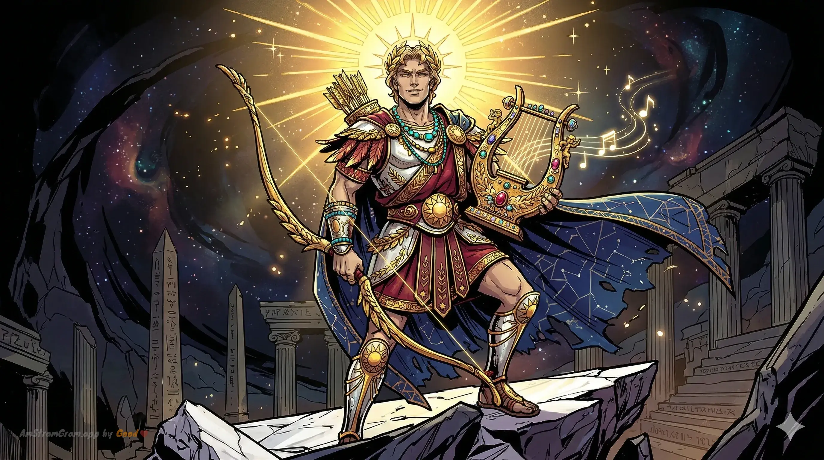Apollo, divinità della mitologia Greca — AmStramGram