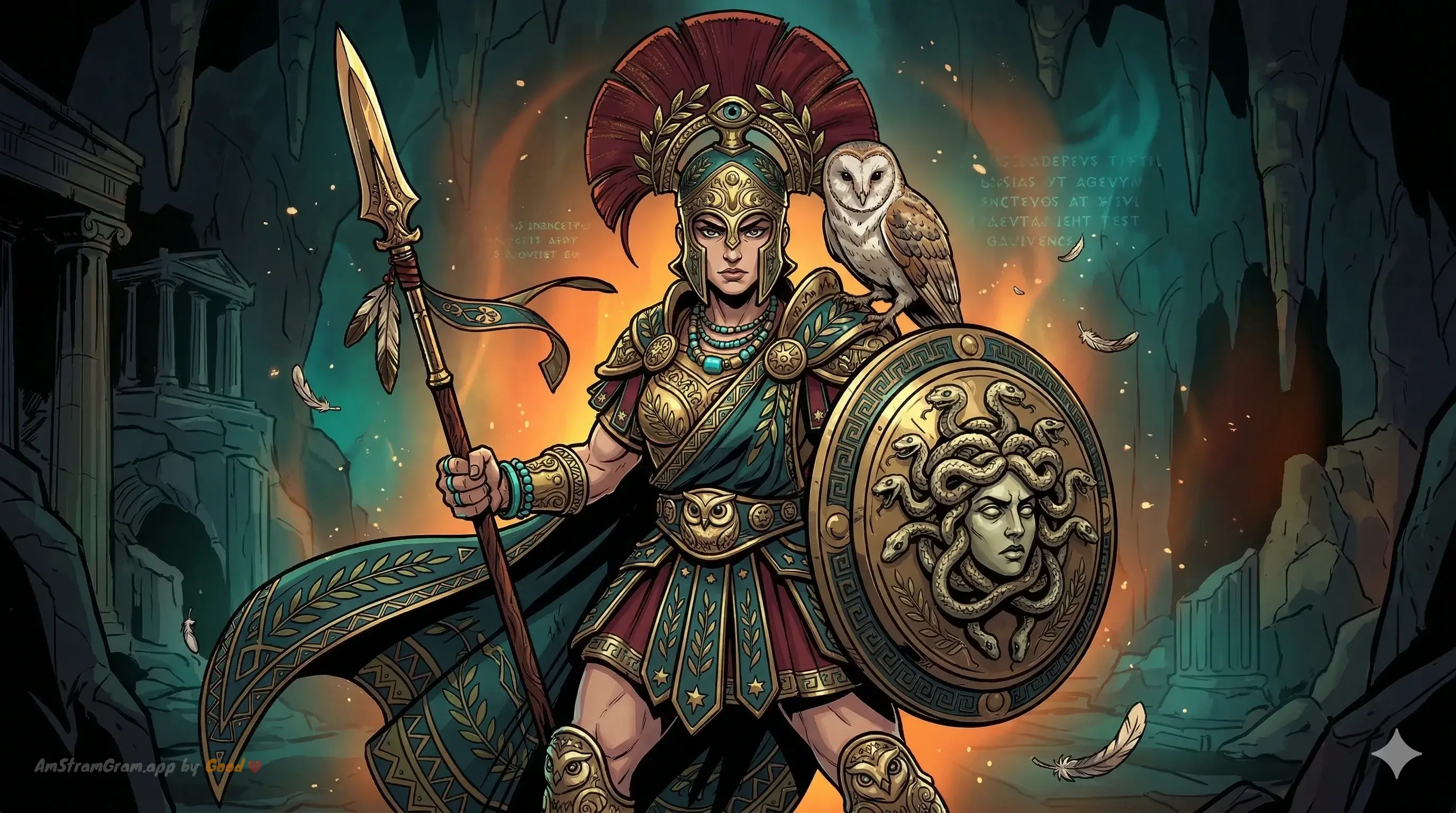 Athéna, divinité de la mythologie Grecque — AmStramGram