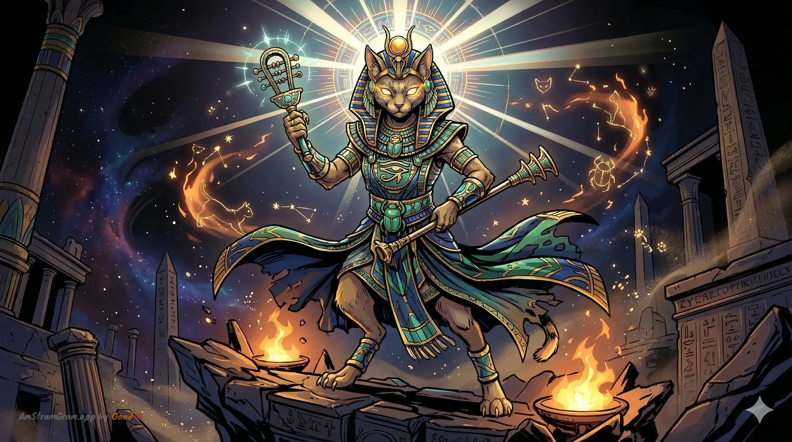 Bastet, divinité de la mythologie Égyptienne — AmStramGram