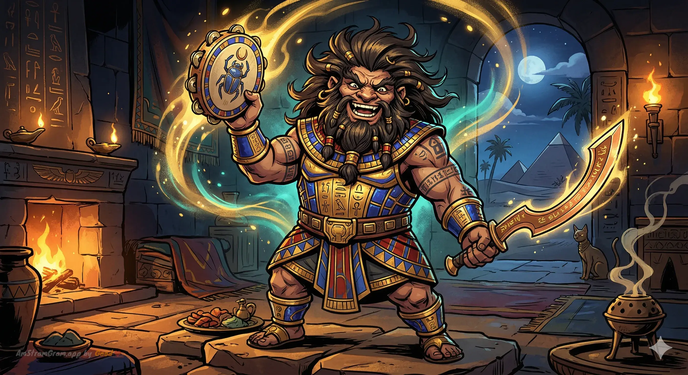 Bès, divinité de la mythologie Égyptienne — AmStramGram