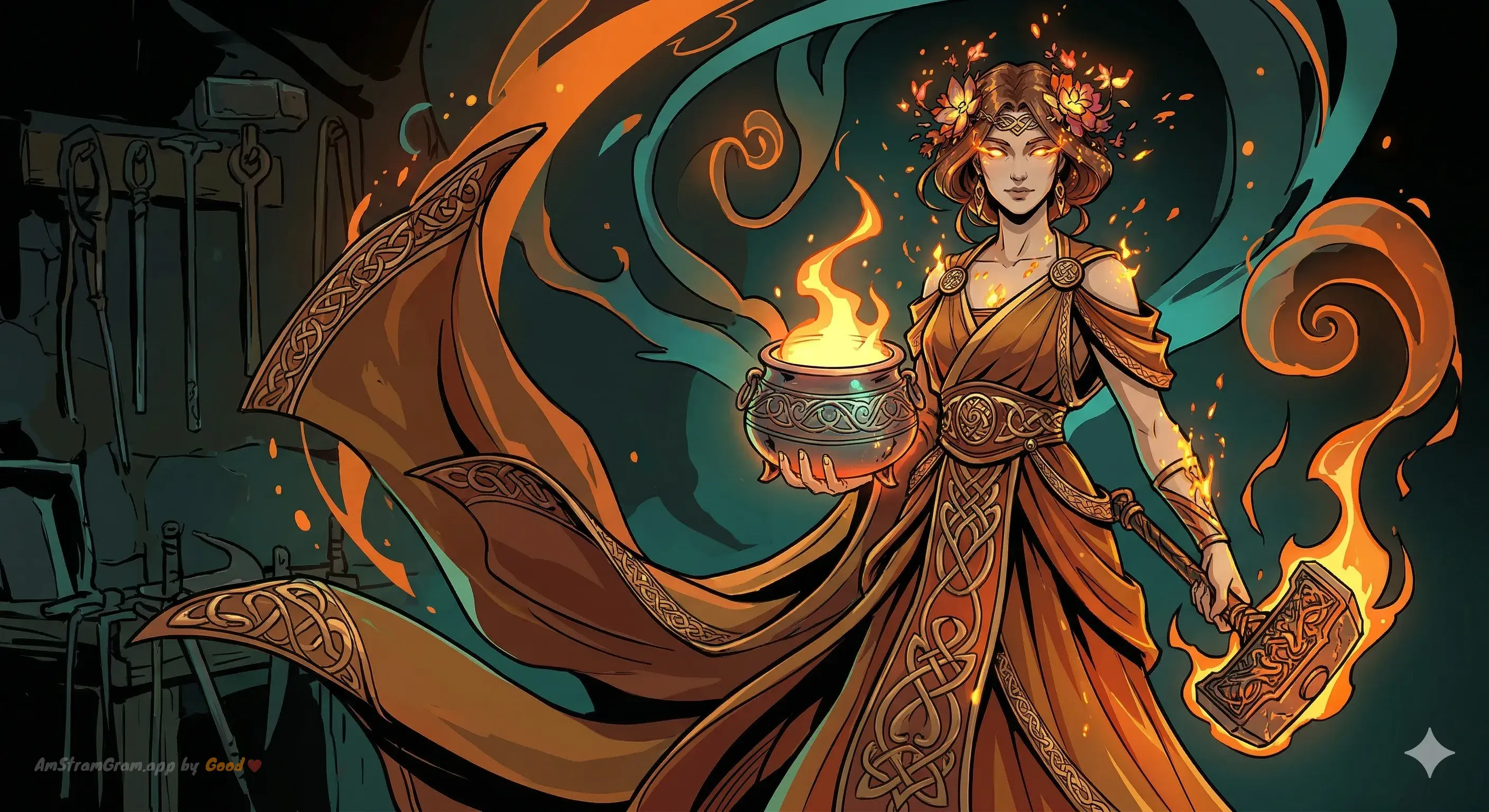 Brigid, divinità della mitologia Celtica — AmStramGram