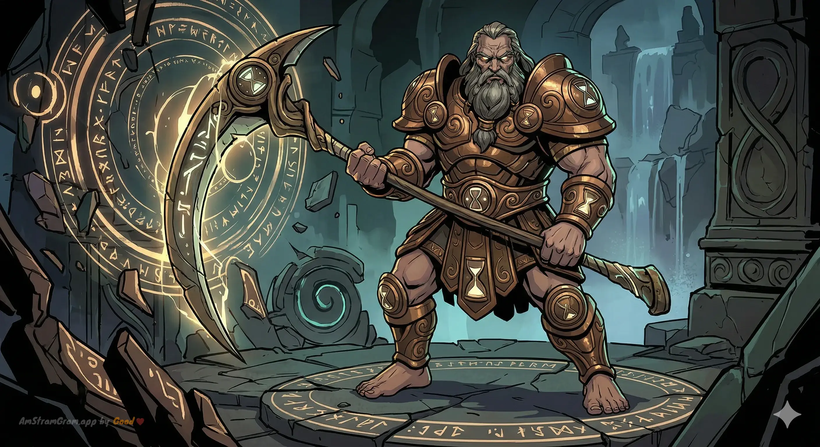 Kronos, Gottheit der Griechischen Mythologie — AmStramGram