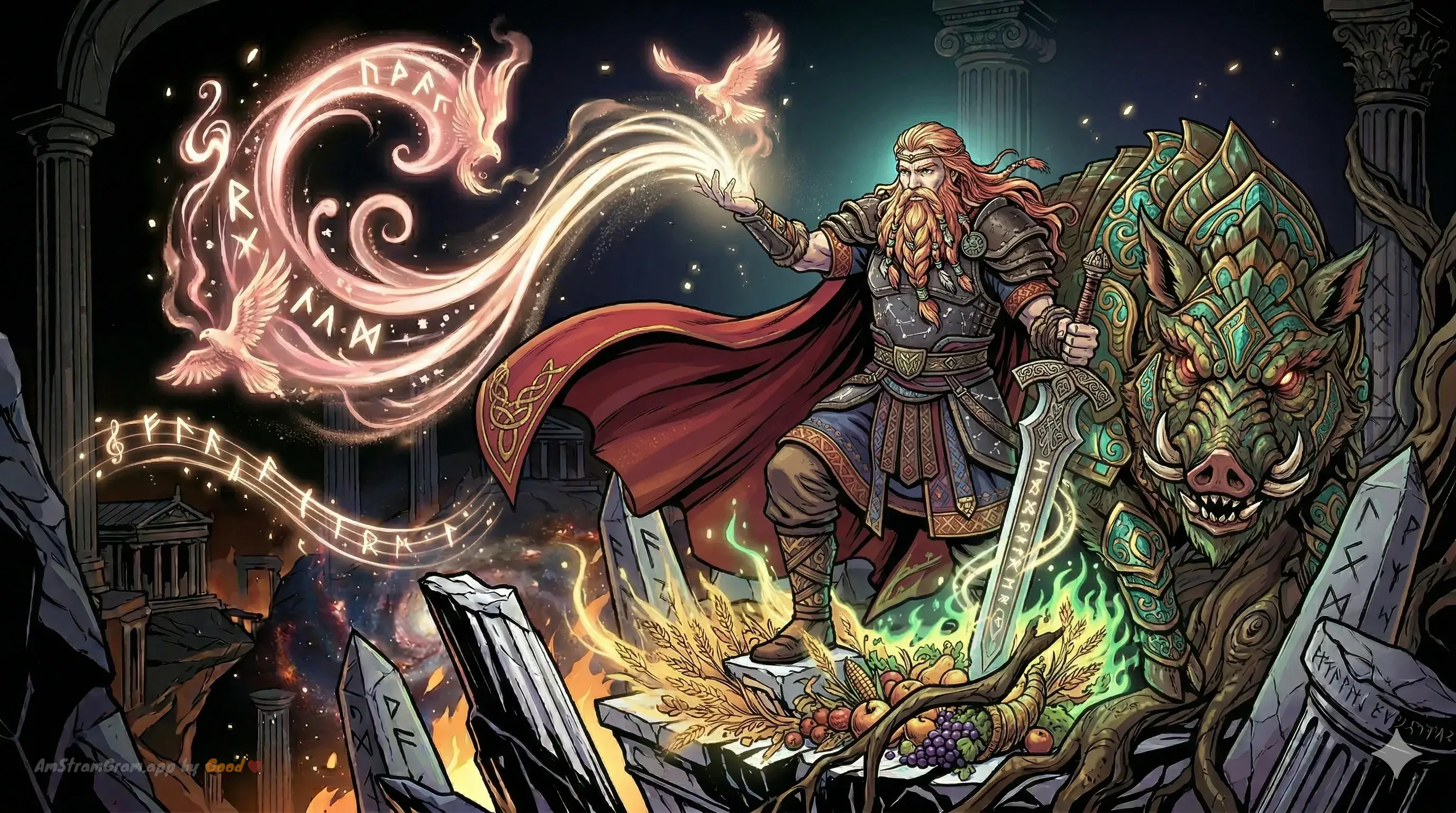 Freyr, divinité de la mythologie Nordique — AmStramGram