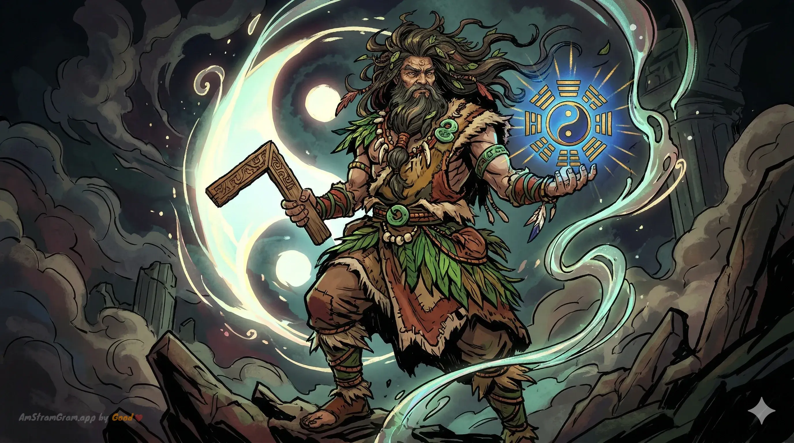 Fuxi, divinité de la mythologie Chinoise — AmStramGram