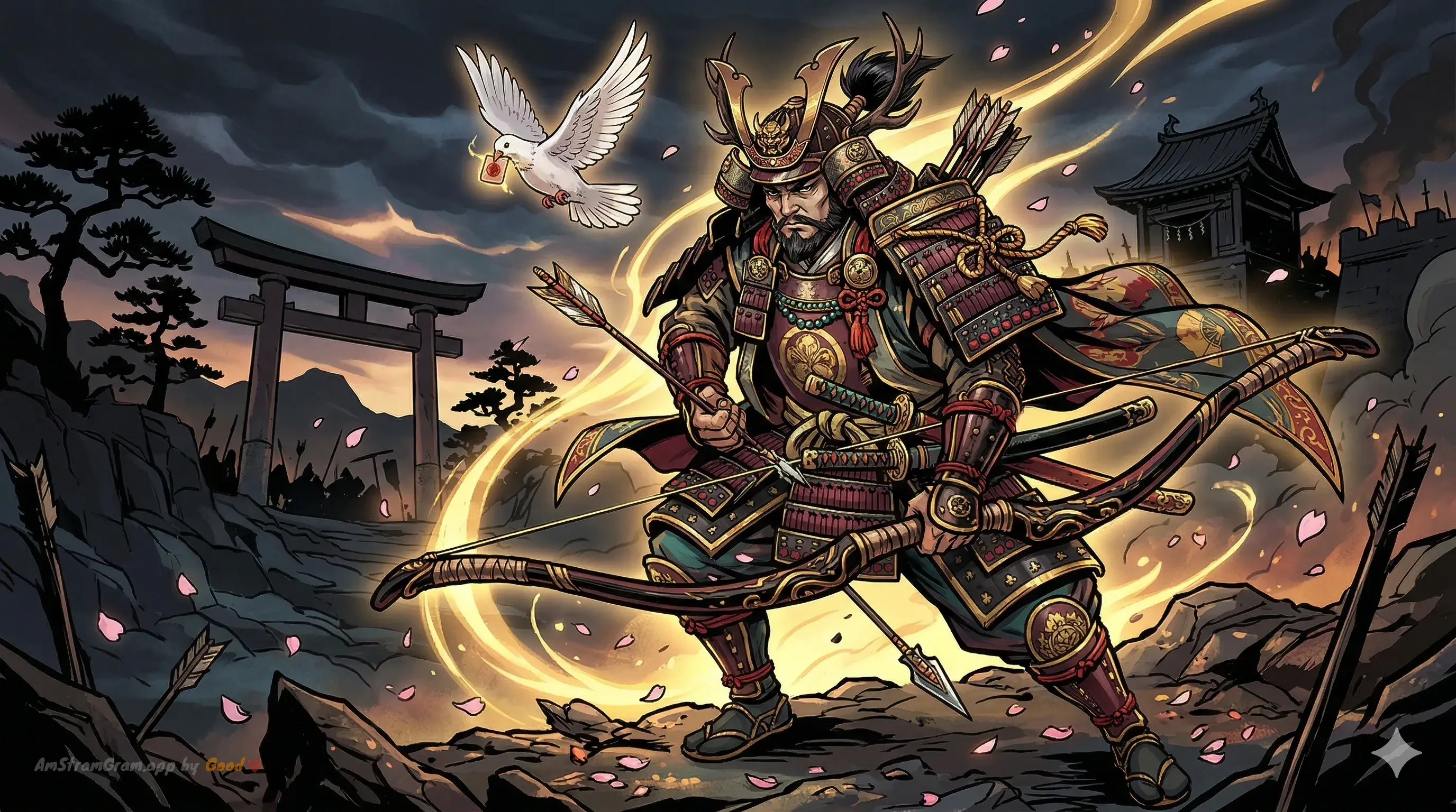 Hachiman, divinité de la mythologie Japonaise — AmStramGram