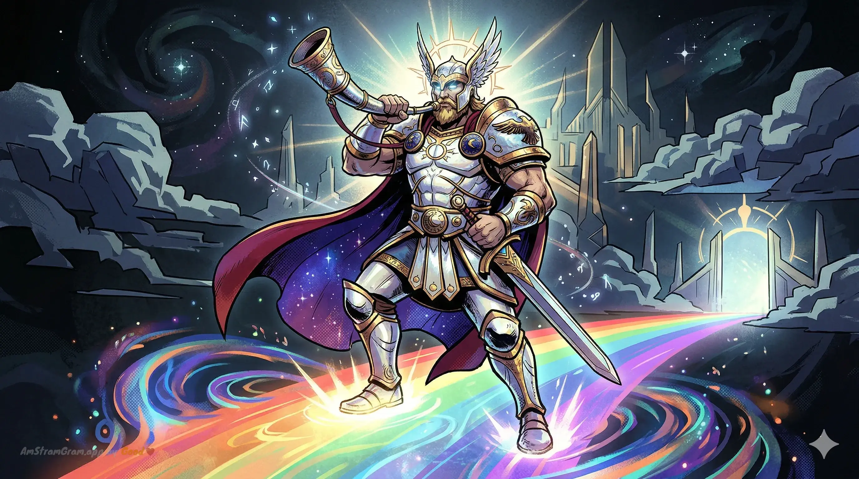 Heimdall, divinité de la mythologie Nordique — AmStramGram