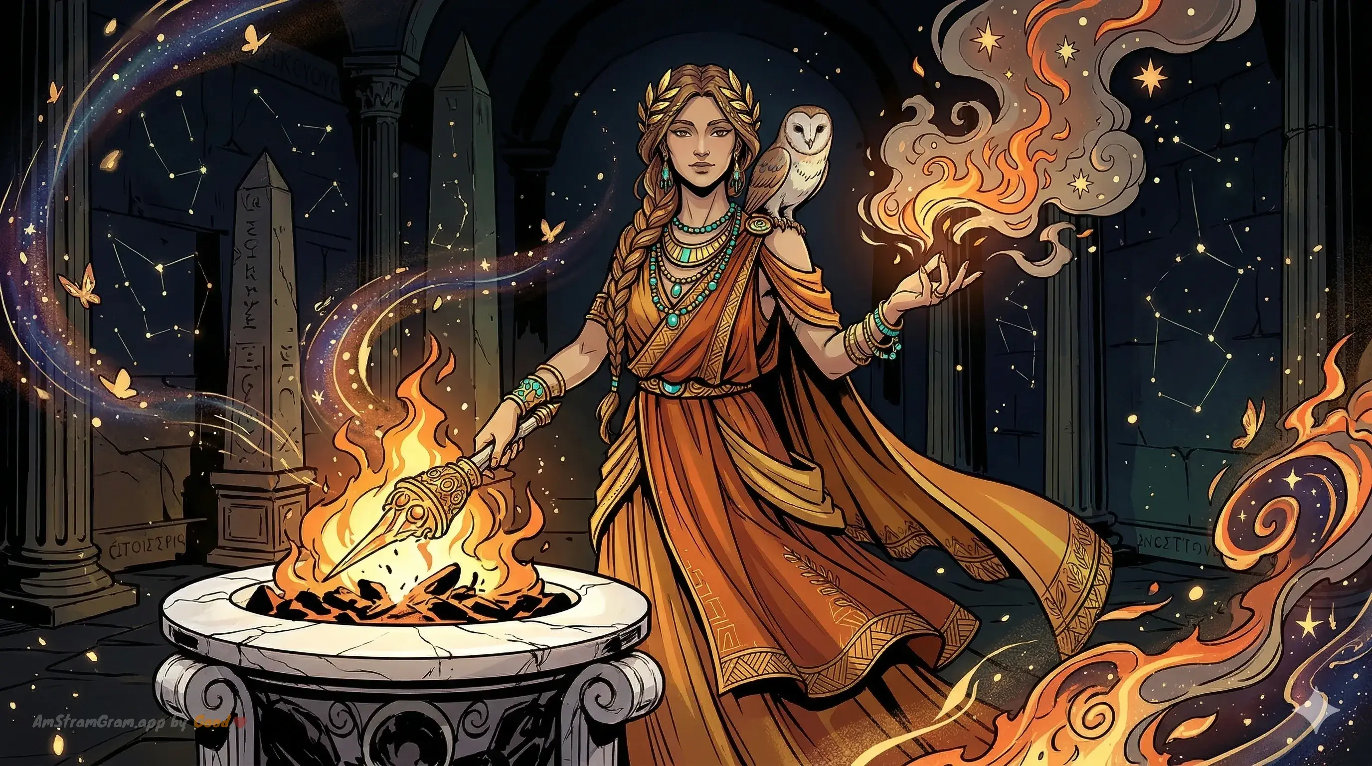 Hestia, divinité de la mythologie Grecque — AmStramGram