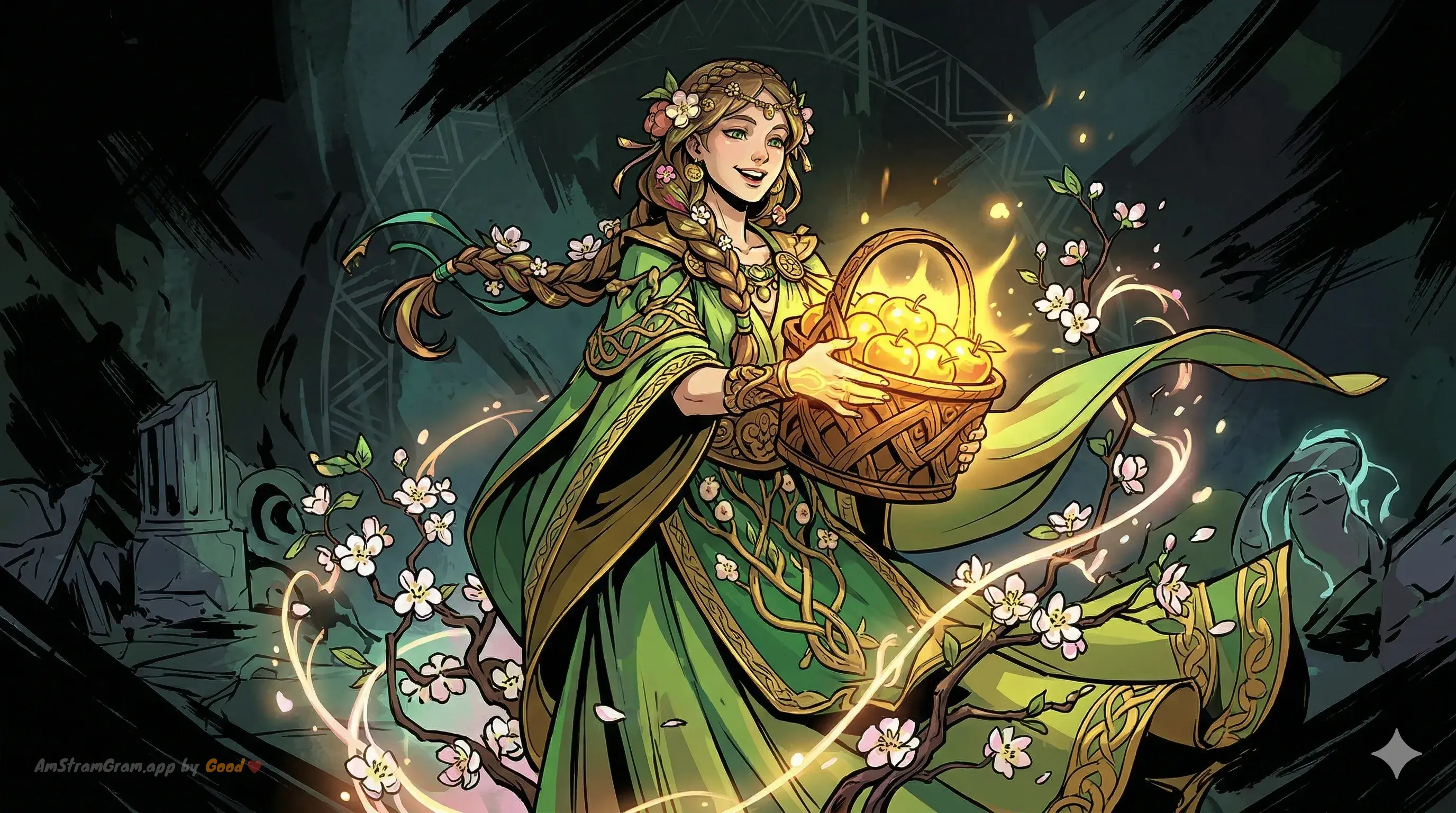 Idunn, divinité de la mythologie Nordique — AmStramGram