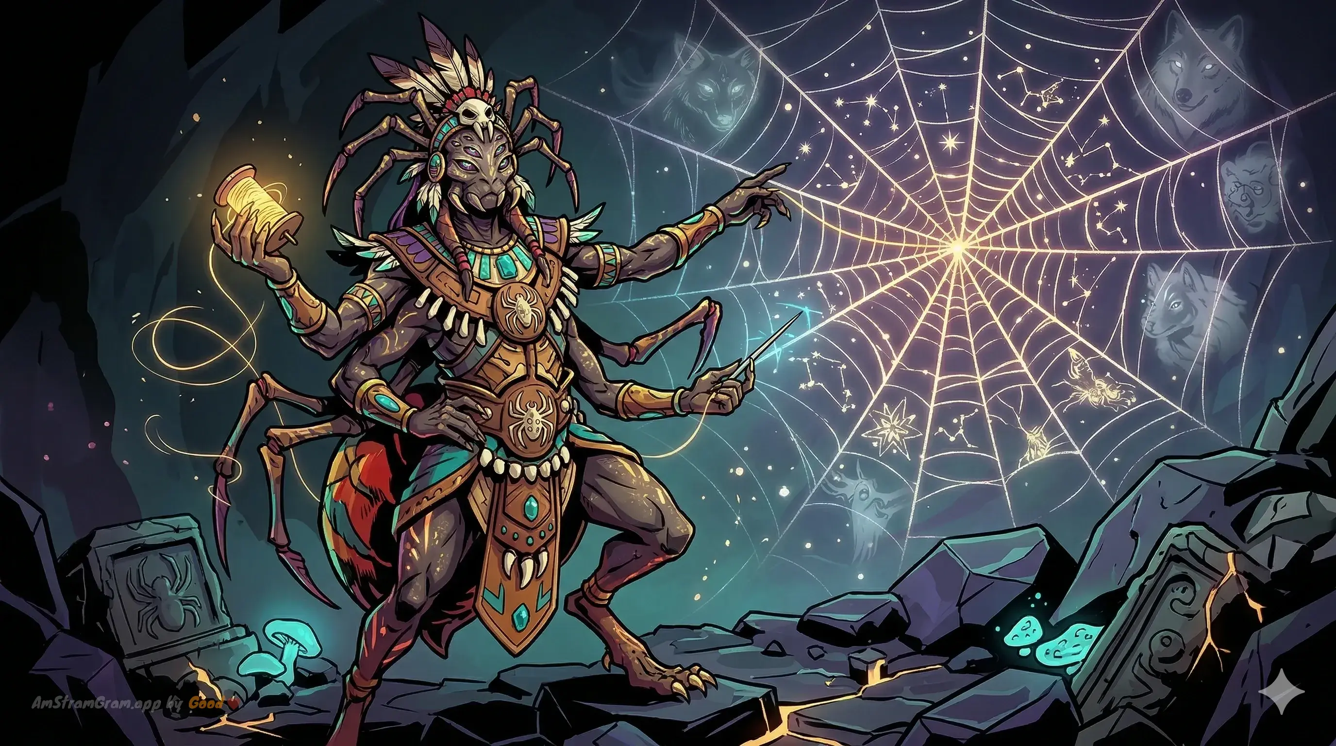 Iktomi, divinité de la mythologie Amérindienne — AmStramGram
