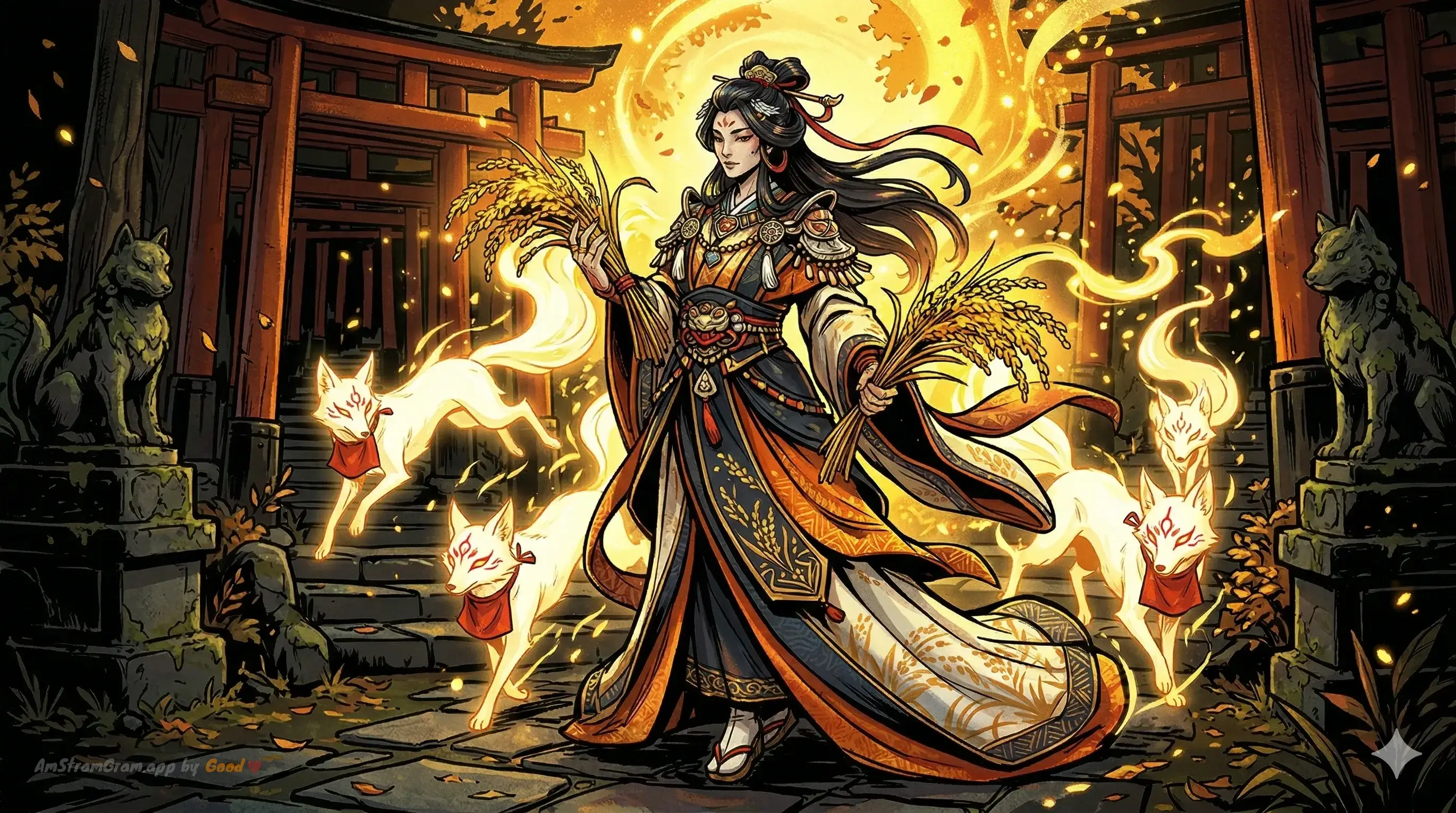 Inari, divinité de la mythologie Japonaise — AmStramGram