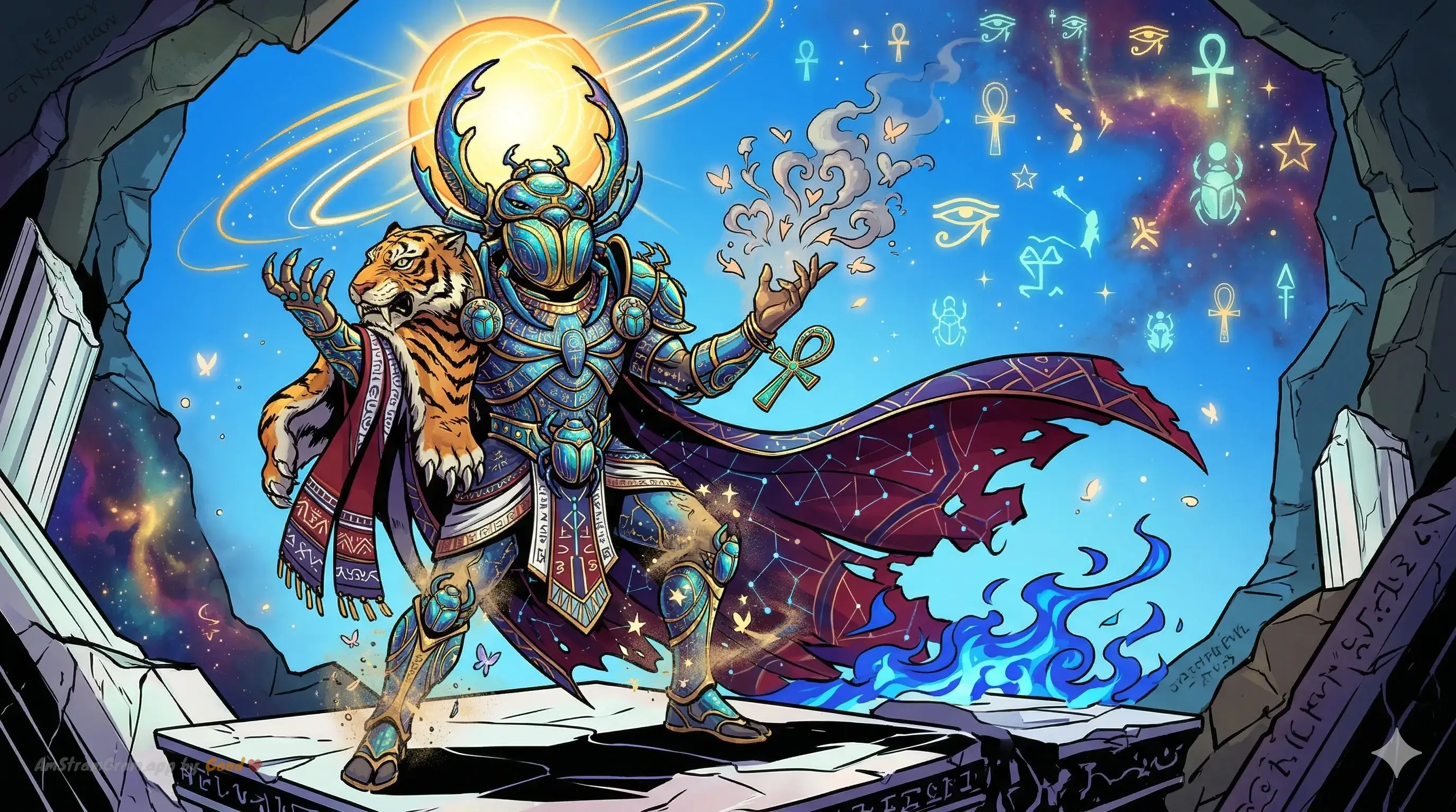 Khépri, divinité de la mythologie Égyptienne — AmStramGram