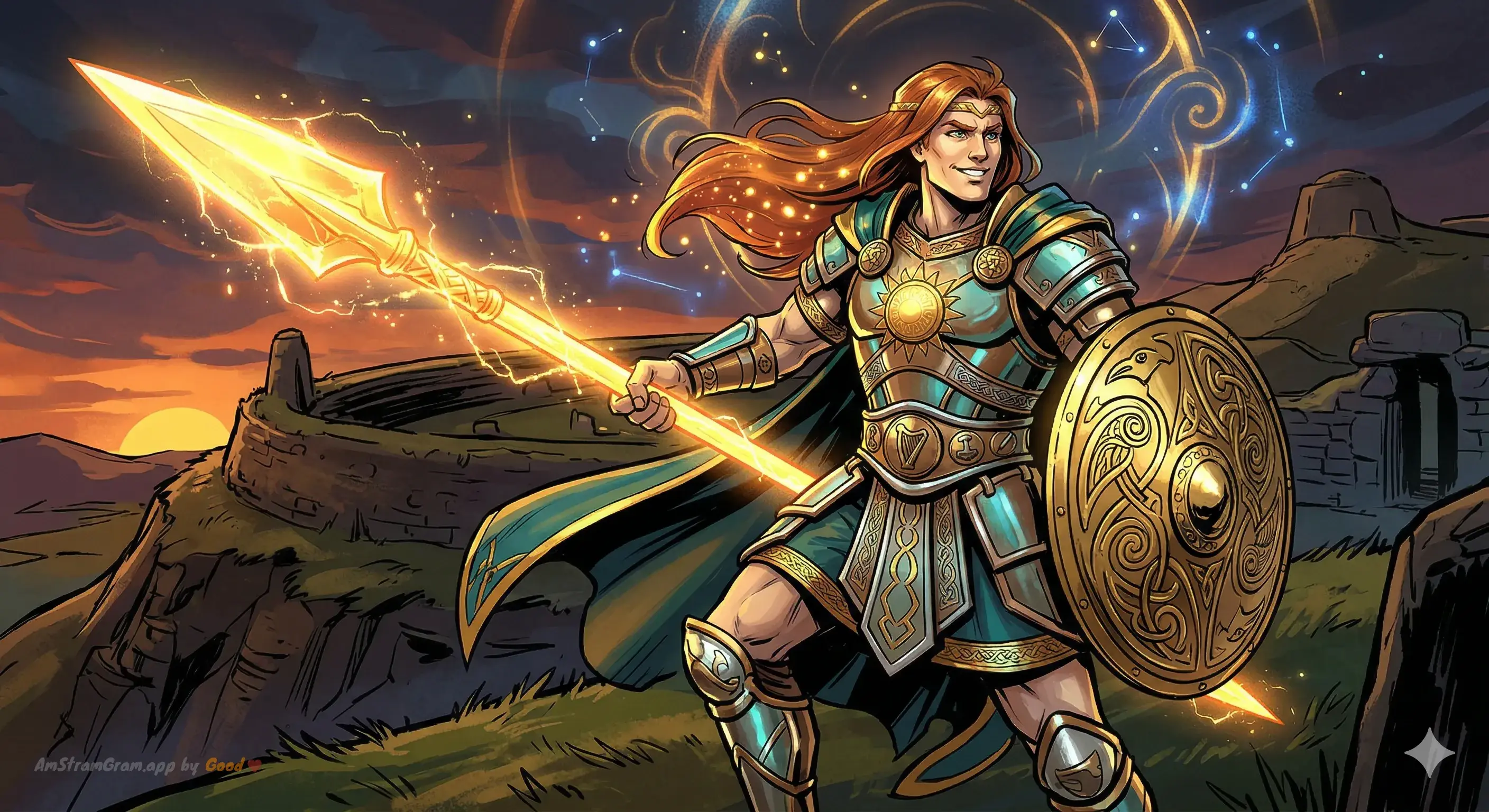 Lugh, Gottheit der Keltischen Mythologie — AmStramGram