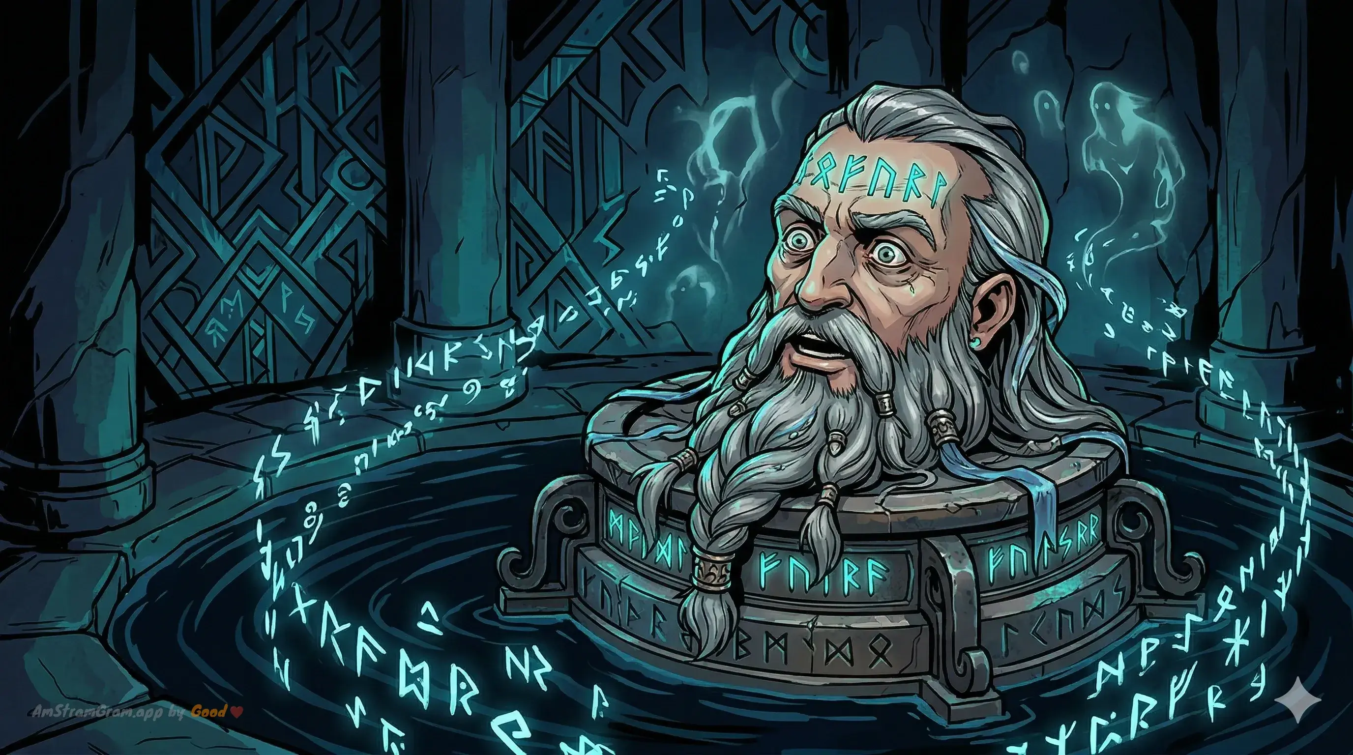 Mimir, divinità della mitologia Nordica — AmStramGram