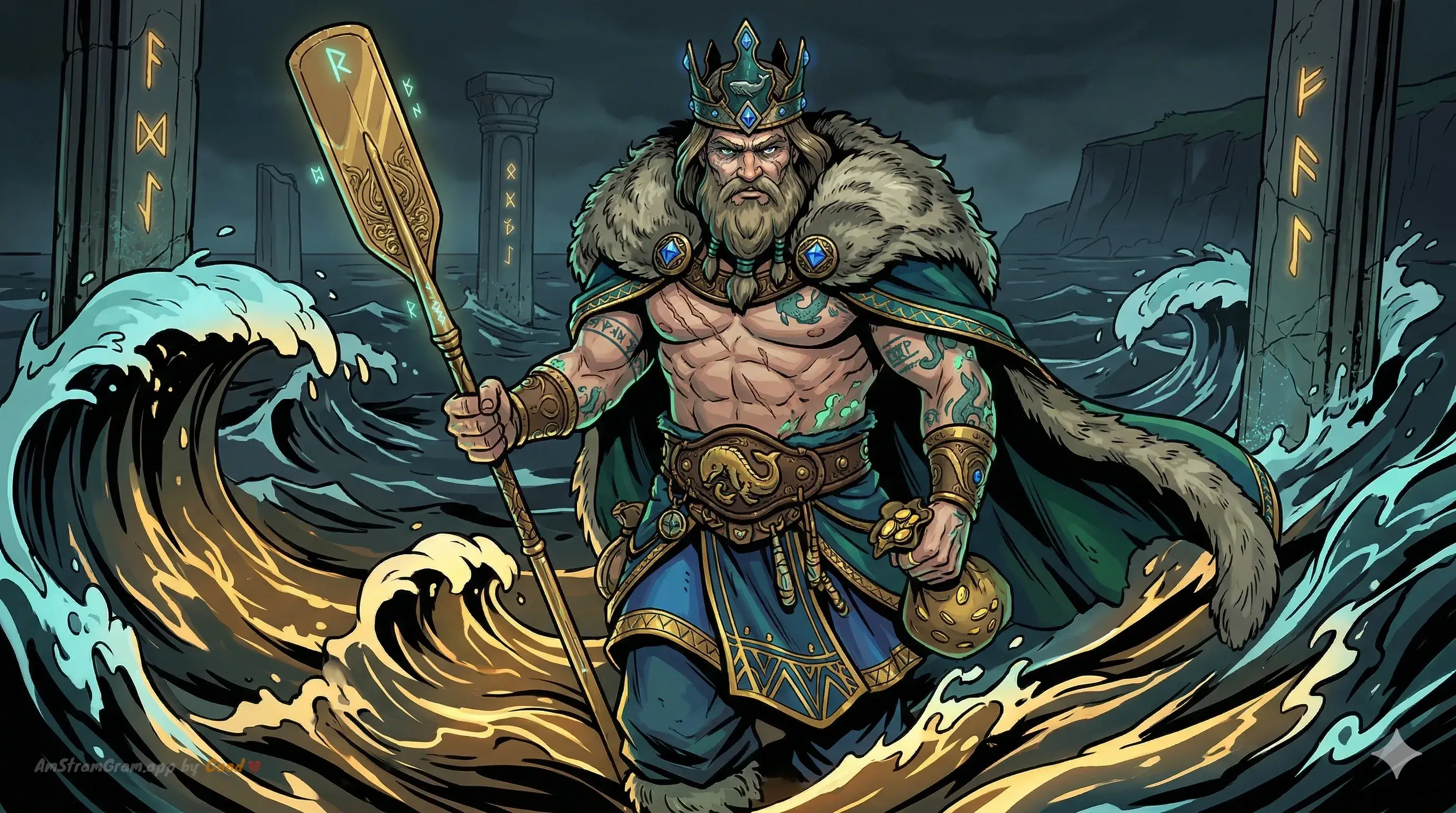 Njörd, divinité de la mythologie Nordique — AmStramGram
