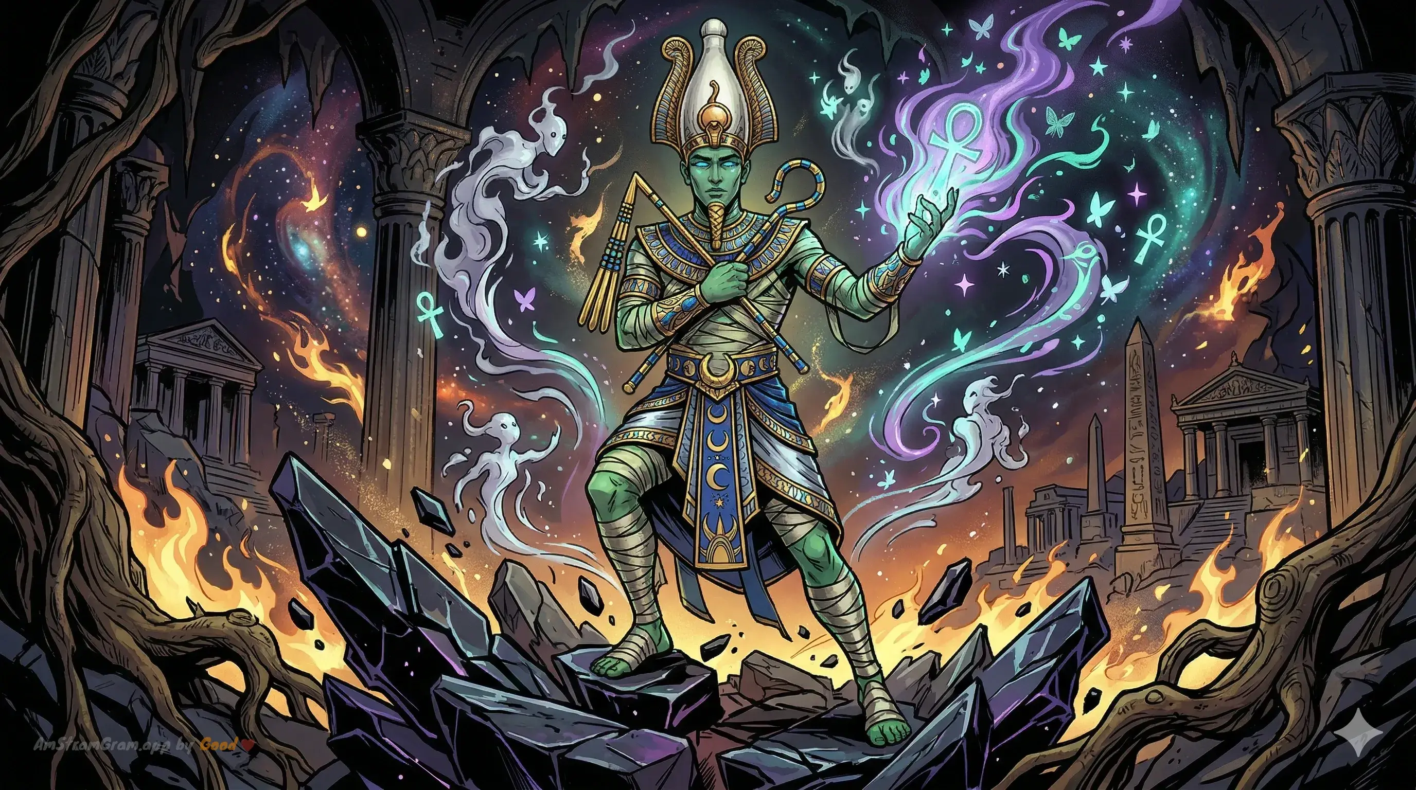 Osiris, divinità della mitologia Egizia — AmStramGram