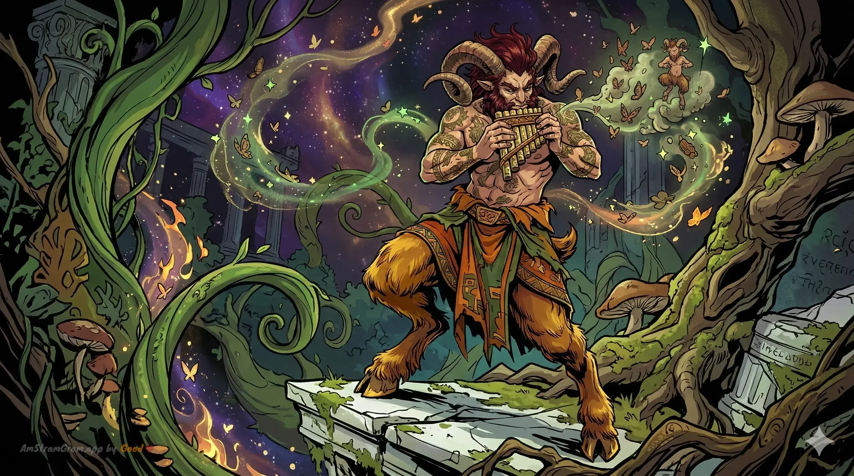 Pan, divinité de la mythologie Grecque — AmStramGram