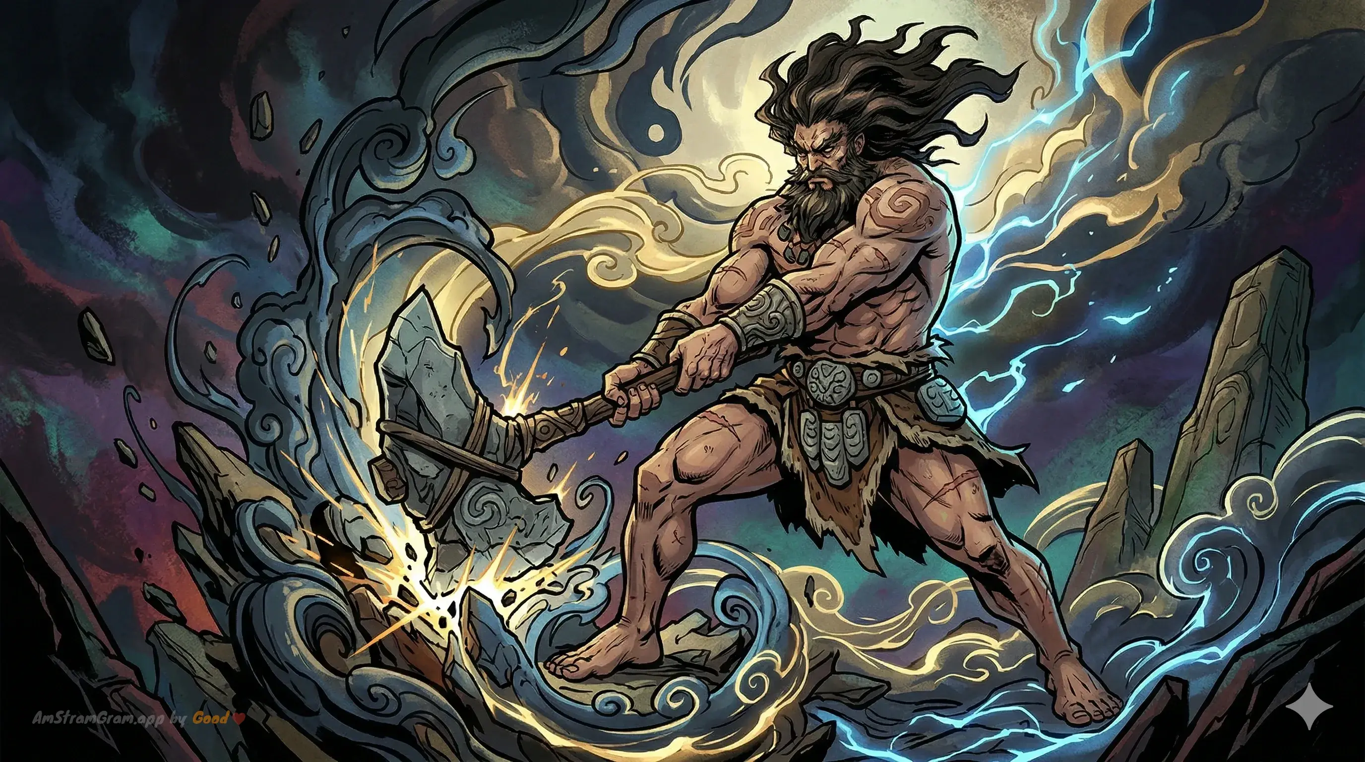 Pangu, divinité de la mythologie Chinoise — AmStramGram
