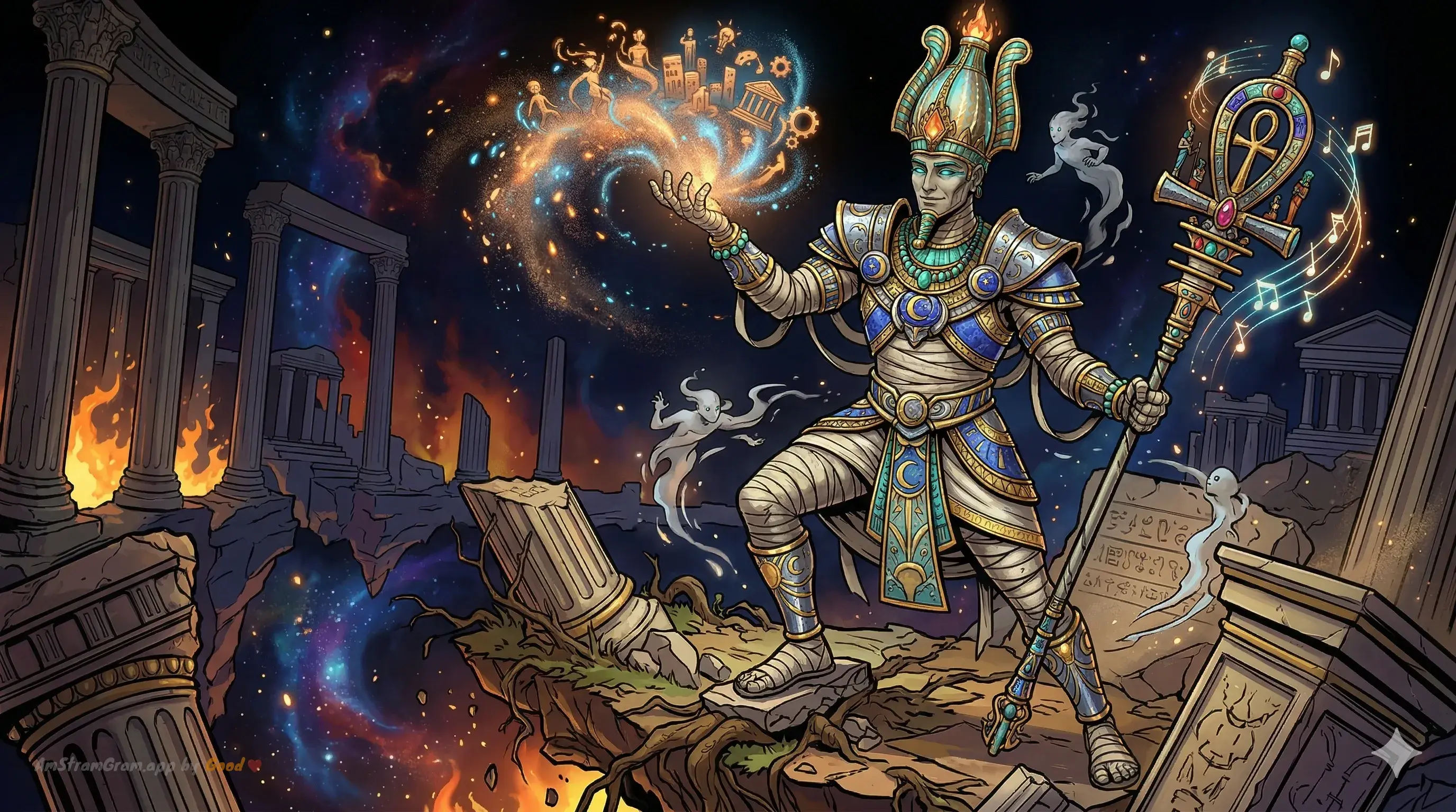 Ptah, divinité de la mythologie Égyptienne — AmStramGram