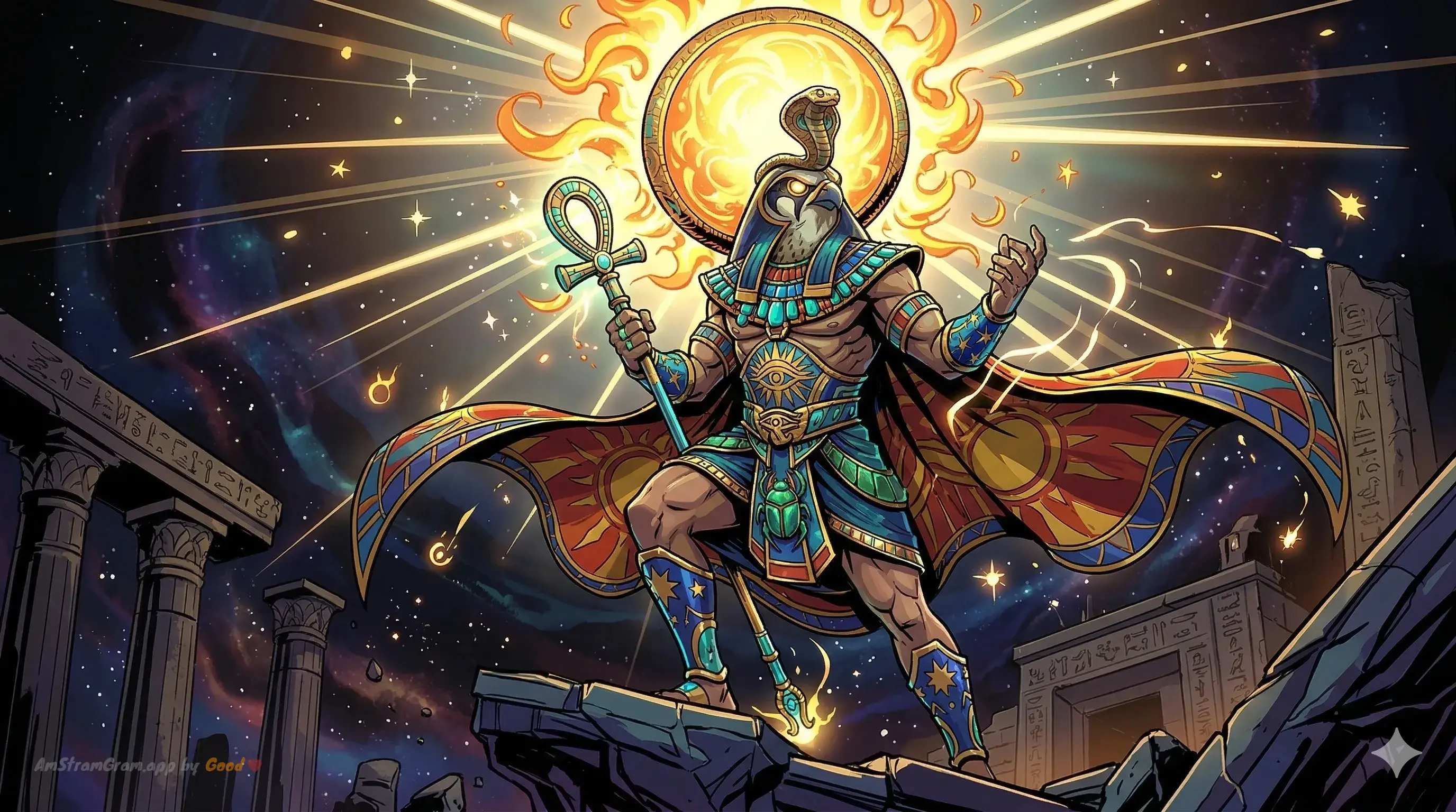 Rê, divinité de la mythologie Égyptienne — AmStramGram