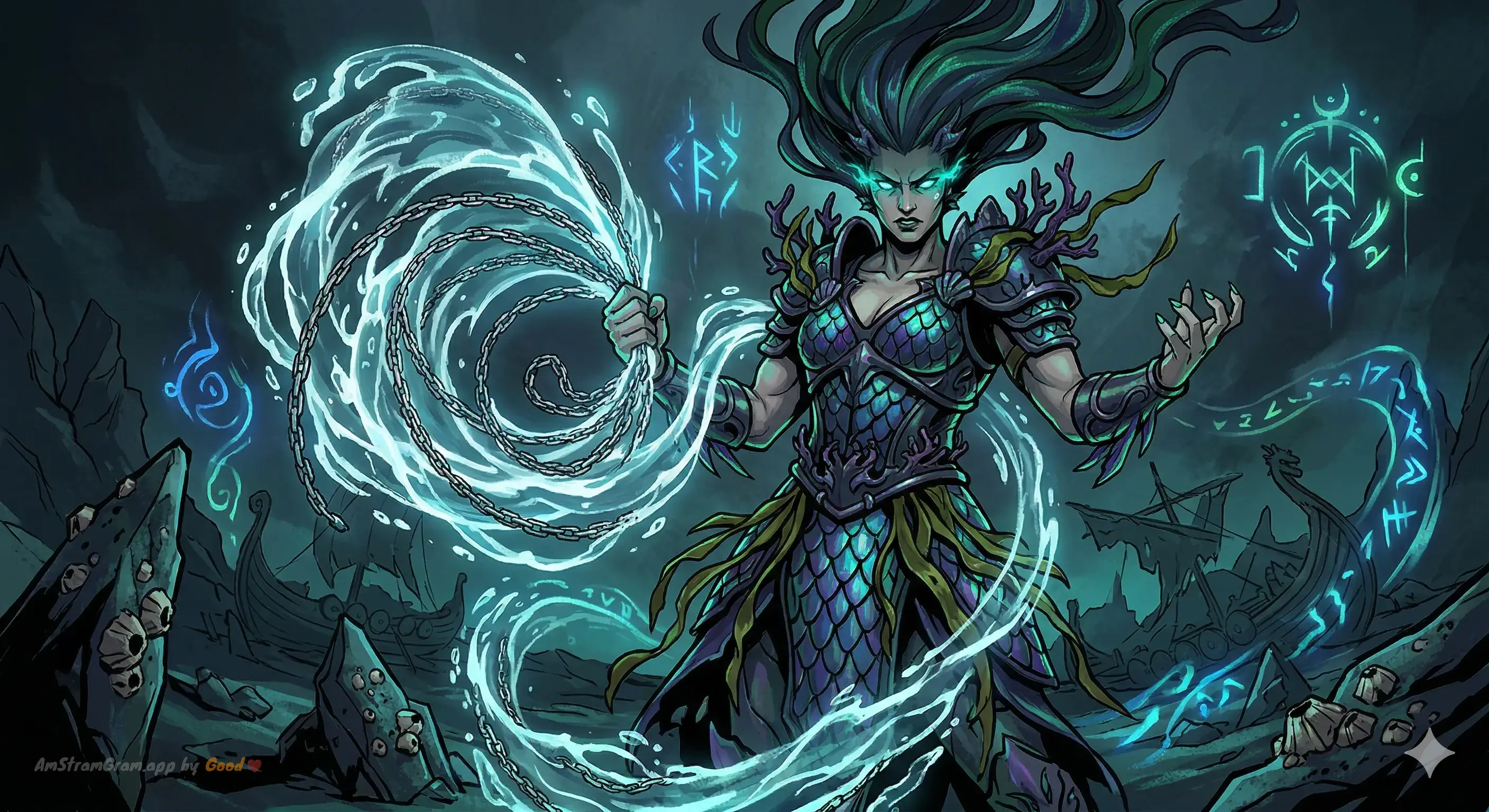Rán, divinité de la mythologie Nordique — AmStramGram