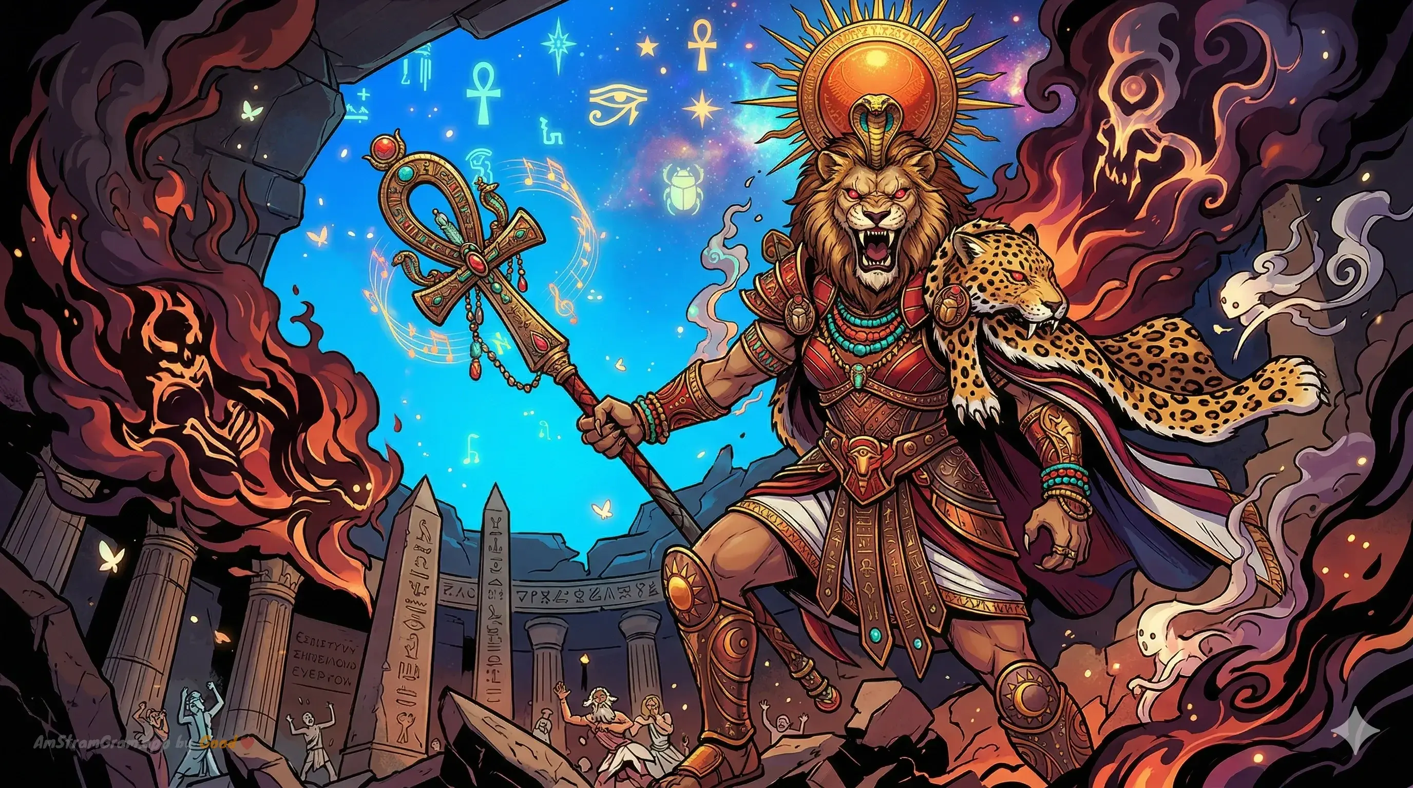 Sekhmet, divinité de la mythologie Égyptienne — AmStramGram