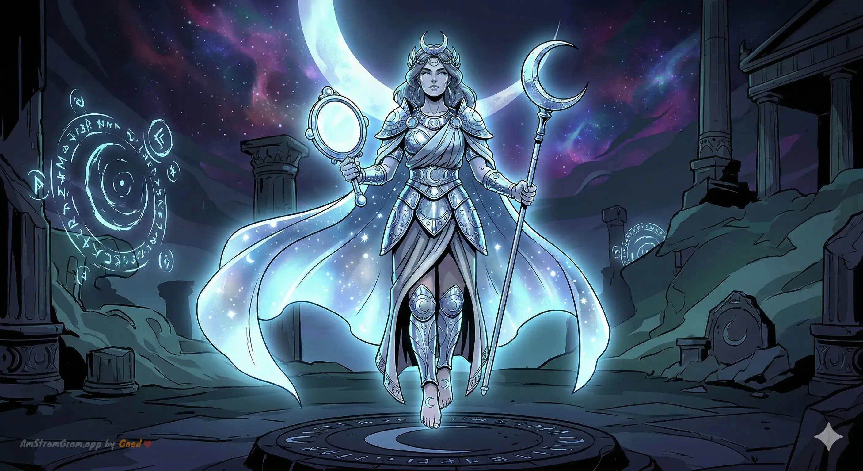 Séléné, divinité de la mythologie Grecque — AmStramGram