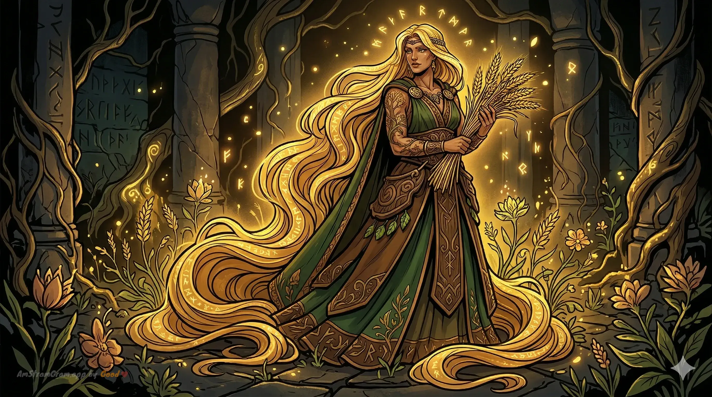 Sif, divinité de la mythologie Nordique — AmStramGram