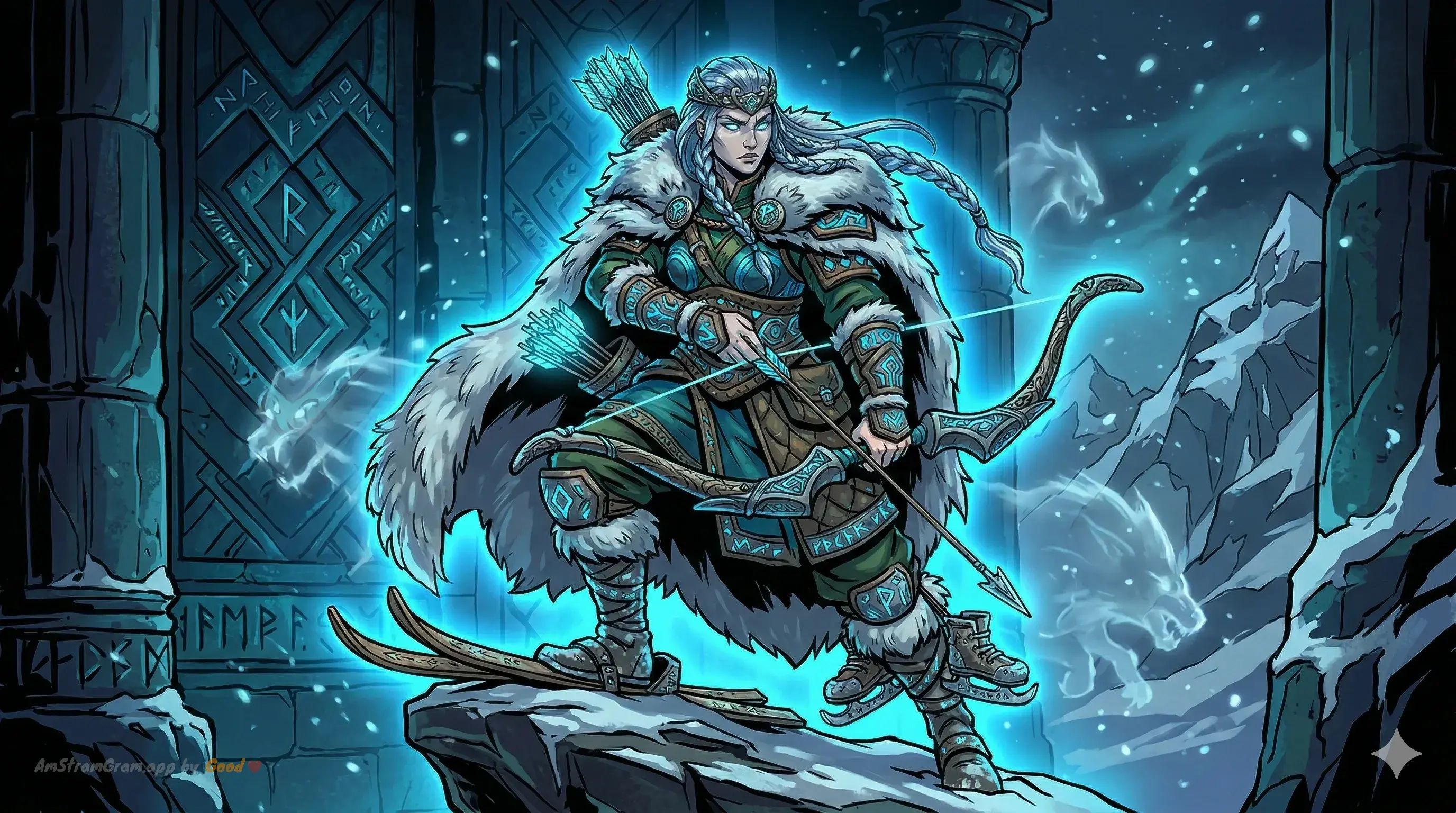 Skadi, divinité de la mythologie Nordique — AmStramGram
