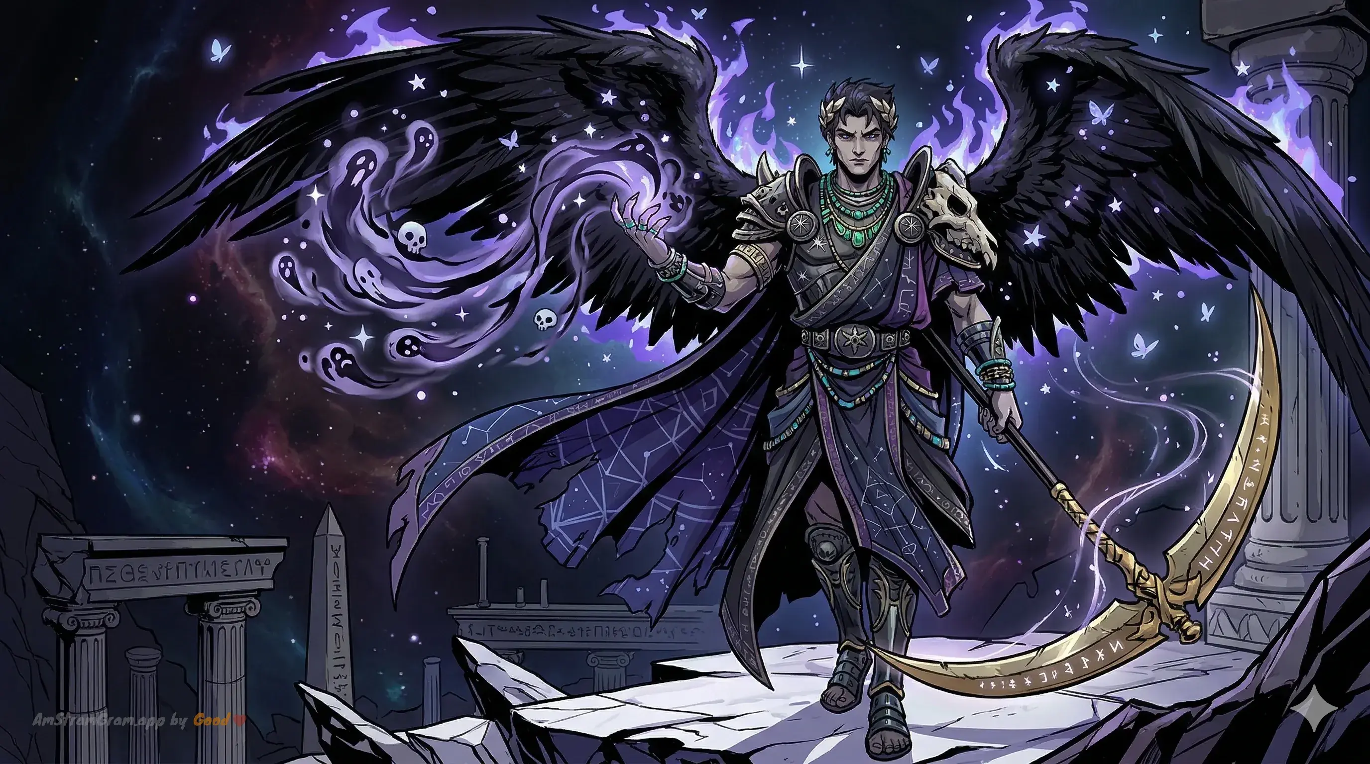 Thanatos, divinité de la mythologie Grecque — AmStramGram